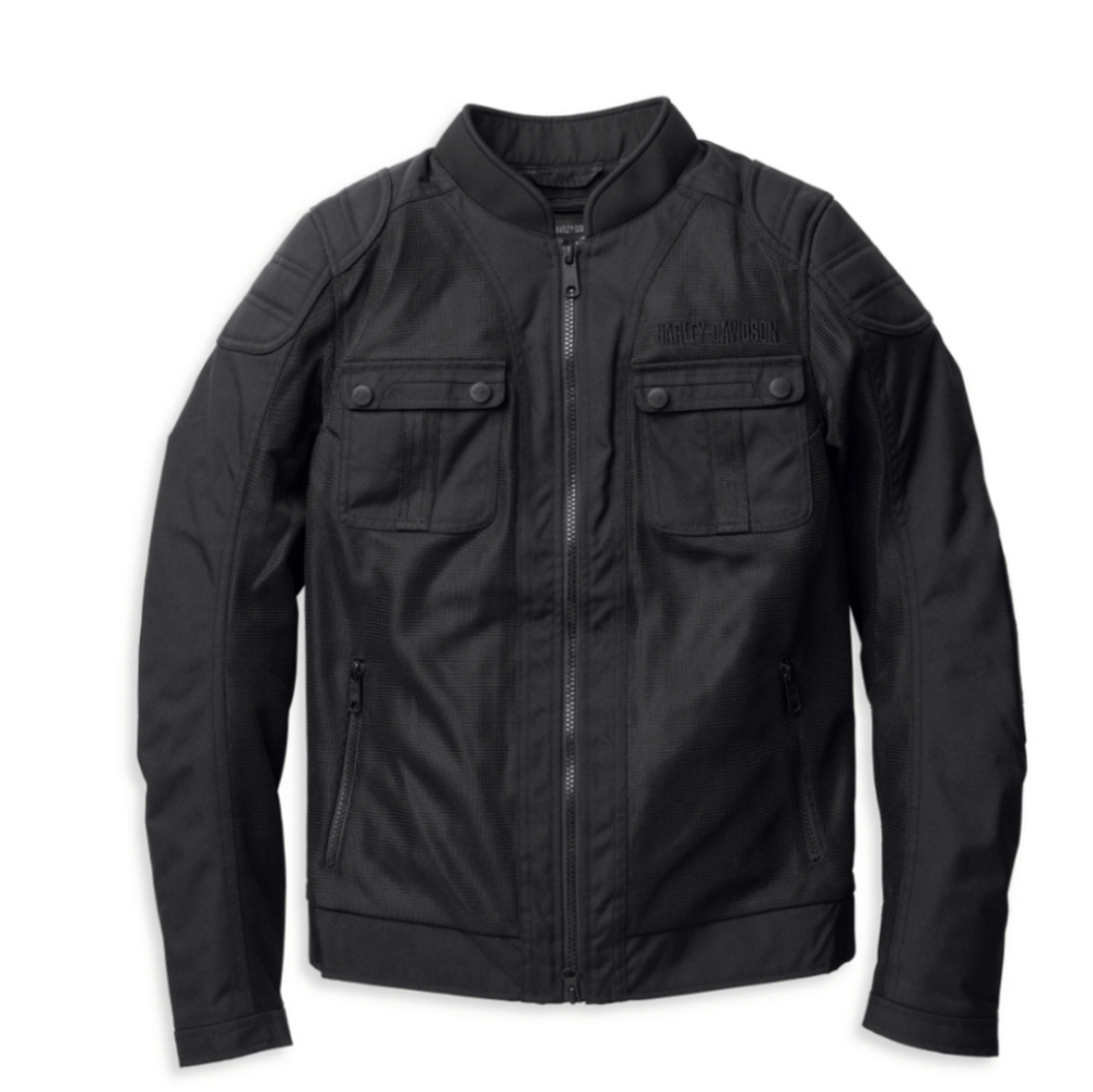 Harley-Davidson Women's Zephyr Mesh Riding Jacket Out Liner Black Size Large / L